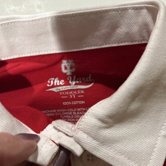 NEW Ohio State Buckeyes Colosseum Cheer Rugby Shirt Skirt Toddler Girls 3T - Picture 4 of 8